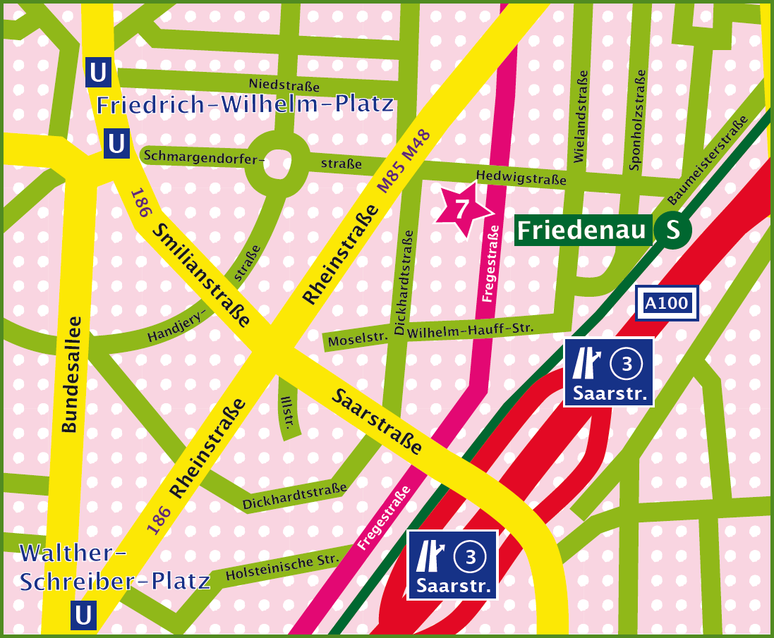 Unser Standort - Fregestraße 7